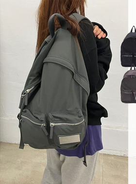 W3Studio韩系小众赵露思妍妍同款MK双肩包学生书包休闲大容量背包