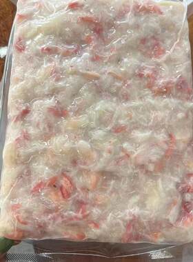 冷冻雪蟹肉碎俄罗斯雪蟹甲罗烧日料用料松叶蟹蟹肉碎蟹宝800克净