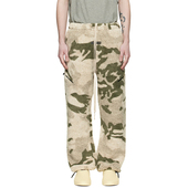 高街潮牌fog复线essentials迷彩摇粒绒羊羔绒宽松休闲保暖长裤 男