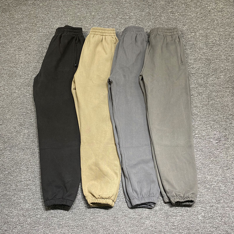 侃爷高街纯色束脚休闲运动长裤