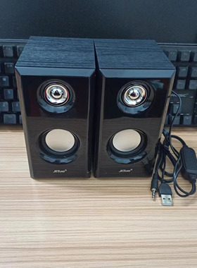 技腾多媒体木质音箱笔记本音响台式电脑usb迷你3D环绕立体声手机