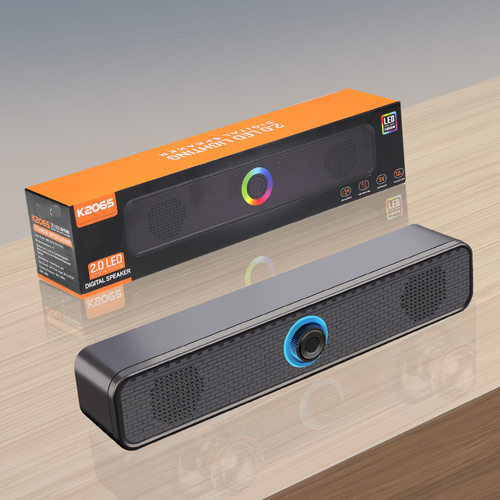 单个小音响USB线台式电脑音箱迷你有源扬声器主机机器喇叭播放器
