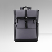 漫游2025新款 简约双肩包旅行背包男士 书包学生大容量女电脑包通勤