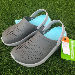 洞洞鞋夏季新款外穿凉鞋男包头沙滩防滑克骆骆情侣休闲凉拖ocrcos