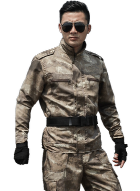 新式废墟迷彩服男套装军训
