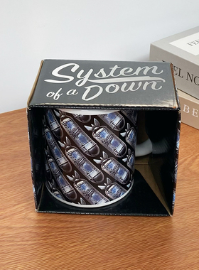 350ml System of a Down另类金属摇滚马克杯水杯美国体制崩溃乐队