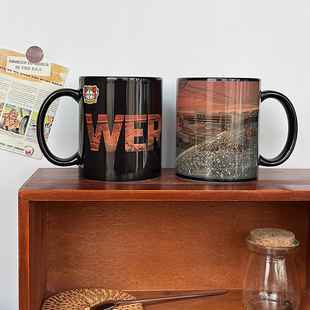 Leverkusen遇热变色陶瓷水杯 350ml 德国勒沃库森俱乐部Bayer