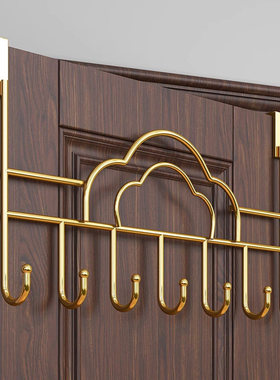 门后挂钩免打孔强力衣钩挂衣置物架衣服壁挂墙上帽子钥匙挂架收纳