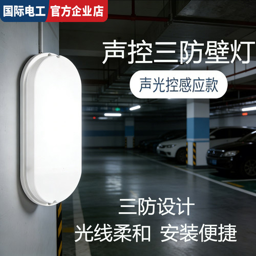 led三防感应壁灯红外线人体感应