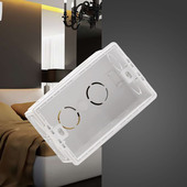 下线小盒 接线暗盒线盒底盒118型通用开关插座盒暗装 二位暗盒