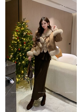 利达 NEW DADADA【荷叶边边】气质休闲设计感显瘦半身裙YEM4392