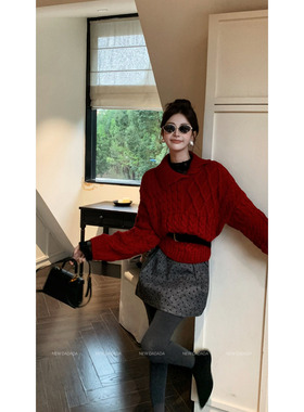 利达 NEW DADADA【莺啼婉转】时尚休闲修身针织毛衣CPM3698