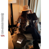 NEW 新款 DADADA 超好看高级感短外套女2026春装 咖色毛毛 利达