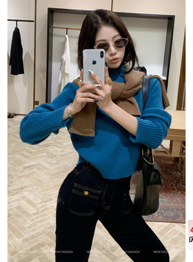 利达 NEW DADADA【旅人志趣】时尚休闲修身毛织上衣CPM1872