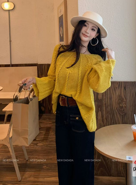 利达 NEW DADADA【时光旅人】新时尚显瘦百搭潮流毛衣CPM1875
