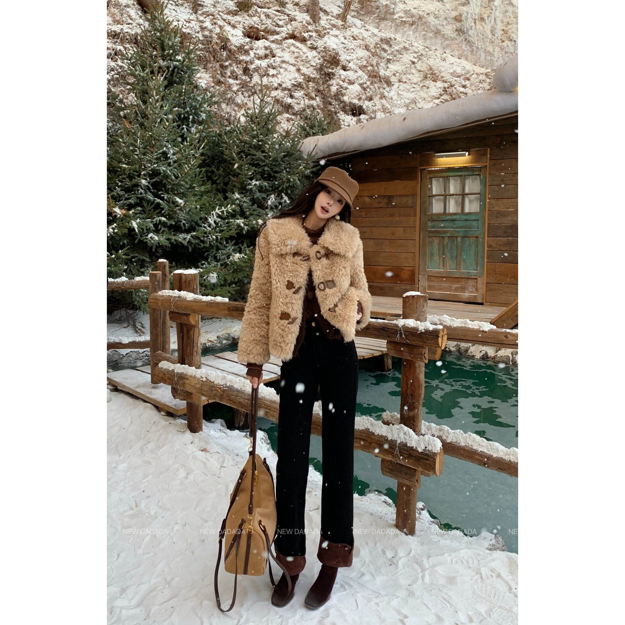 利达 NEW DADADA【星辰大海】时尚休闲设计感牛仔裤子CMM3239