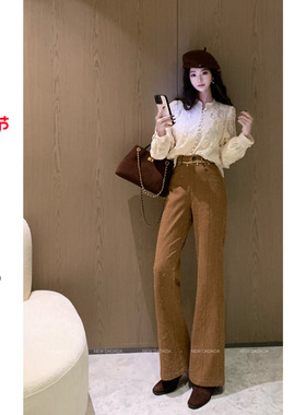 利达 NEW DADADA【焦糖椰蓉】时尚百搭休闲设计感牛仔裤CMZ3626