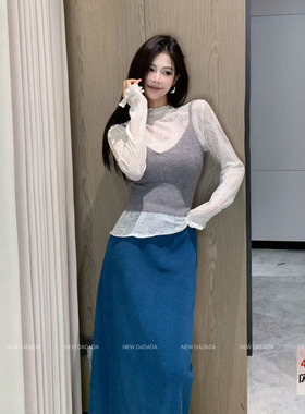 利达 NEW DADADA【甜飒灵动】吊带灰色背心女设计感小众内搭上衣