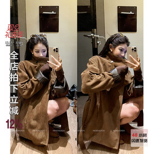 NEW 中长款 DADADA 复古卡其绑带长袖 羊绒外套女 暖阳净白 利达