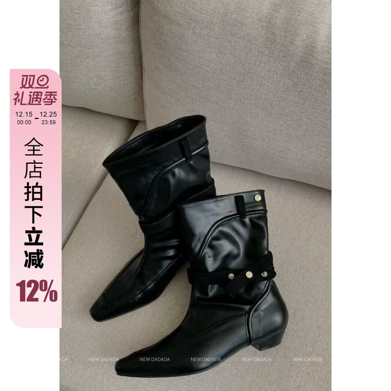 利达 NEW DADADA【利达同款】气质百搭时尚轻奢鞋子CVM078