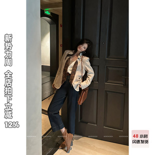 NEW 外套女长袖 DADADA 复古休闲西装 设计感小众上衣 时节 利达