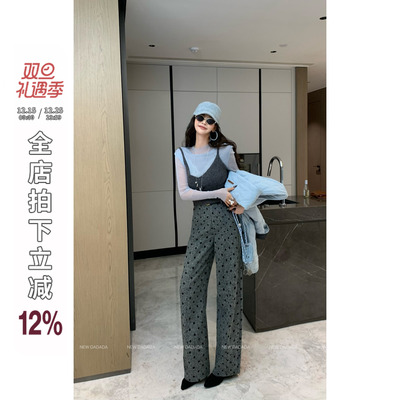 百搭休闲裤女2025年新款时尚潮流