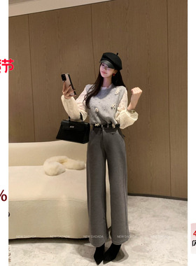 利达 NEW DADADA【灰云】时尚休闲设计感休闲裤子QDM3166