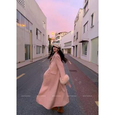 独特漂亮巨好看的毛呢女新款外套