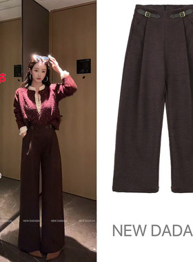 利达 NEW DADADA【随行如风】气质时尚百搭休闲裤子CDZ1557