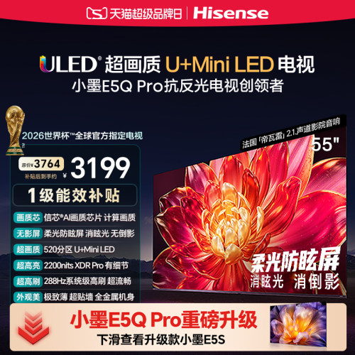 海信小墨E5QPro55吋U+MiniLED