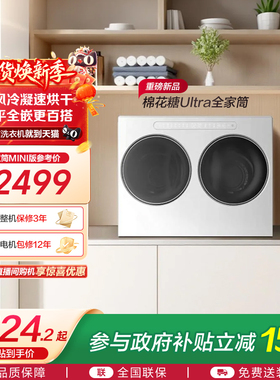 海信棉花糖Ultra双筒洗衣机迷你小型内衣洗衣机分区洗烘一体WV20