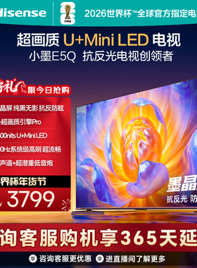 海信电视E5Q 65英寸 抗反光防眩光墨晶屏 MiniLED 以旧换新电视机