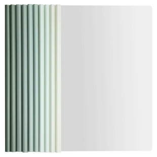 高颜值渐变色抽杆夹文件夹a4加厚资料夹学生大容量试卷夹书皮书夹子水滴透明乐谱夹抽拉杆合同简历夹办公用品