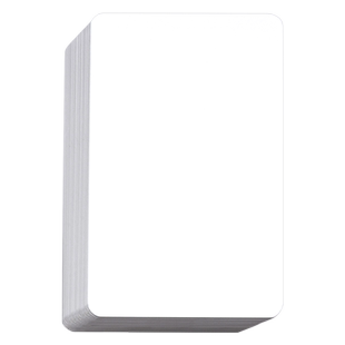 加厚空白卡片纸手写英语记忆背单词口袋便携白色硬卡纸单词小卡片生字预习卡主持人手卡提示词记事留言卡字母