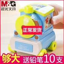 Morninglight multi-function pencil sharpener pencil sharpener hand auger pencil sharpener official children and primary school cartoon large flagship store manual and automatic lead in boy and girl auger