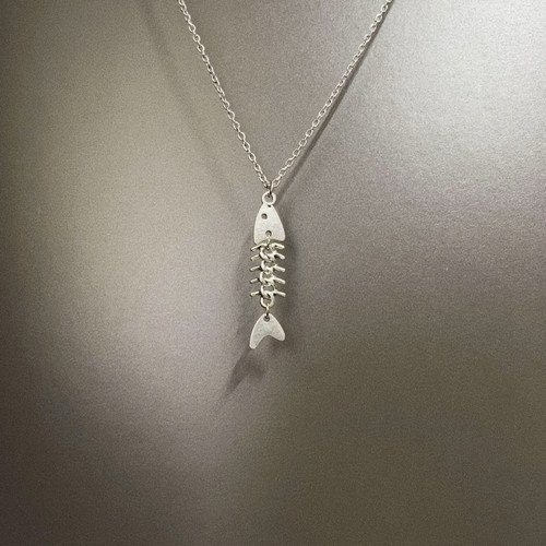 Vintage古着 Small fish bones项链
