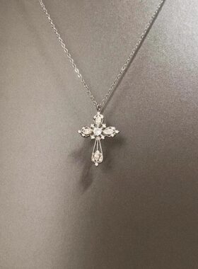 Vintage古着 Silver Cross项链