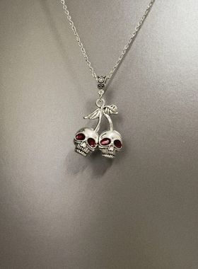 Vintage古着 Skull cherry项链