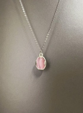 Vintage古着 Engraved fan love项链