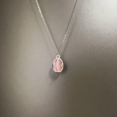 Vintage古着 Engraved fan love项链