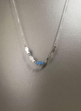 Vintage古着 Up against the tide项链