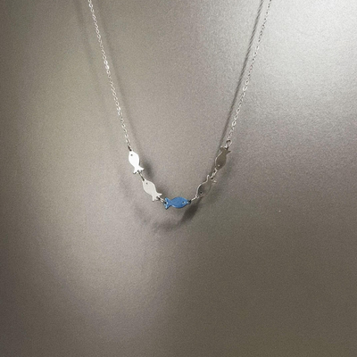 Vintage古着 Up against the tide项链