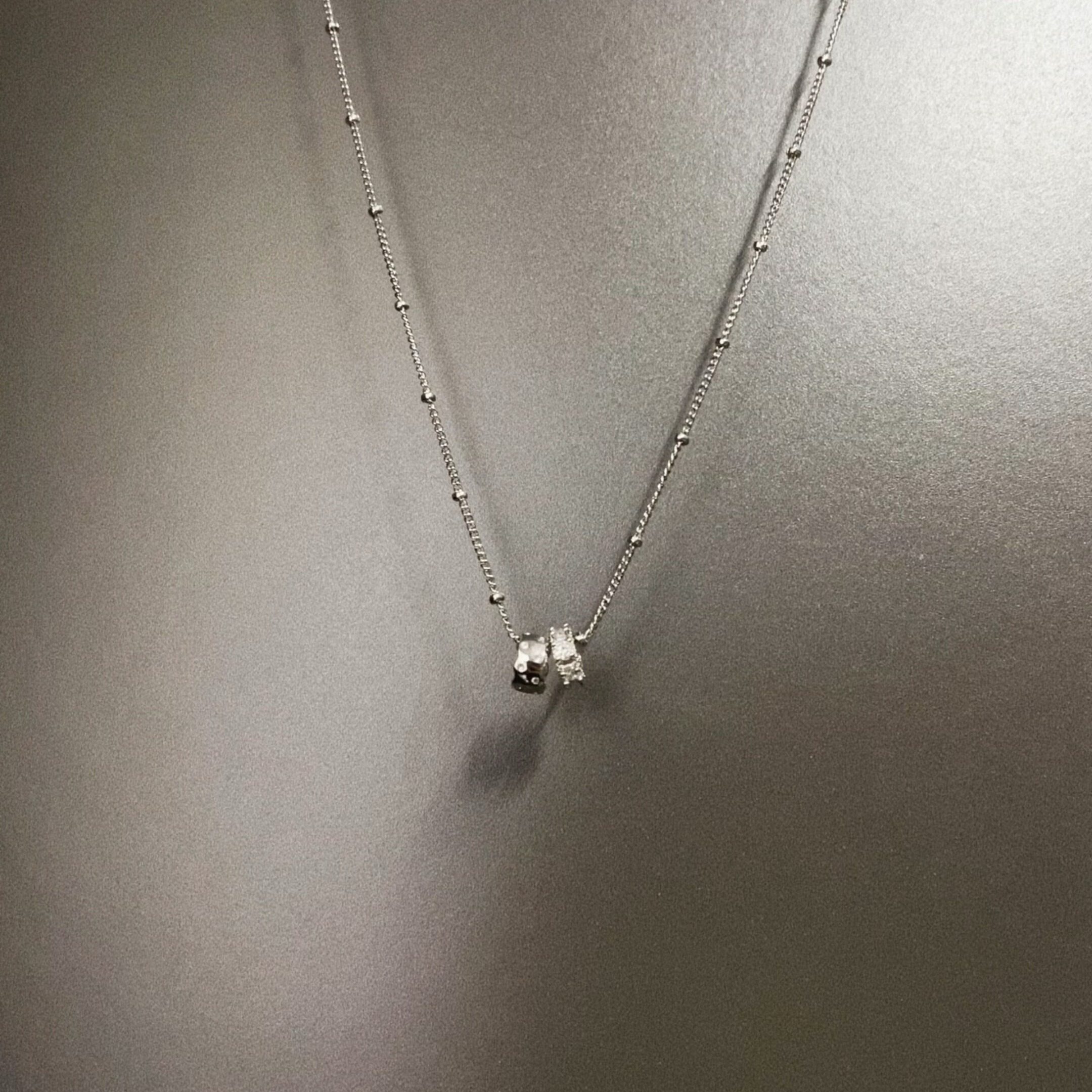Vintage古着 Torbit Park Silver项链 - 实物图
