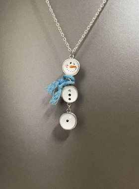 Vintage古着 Little snowman项链