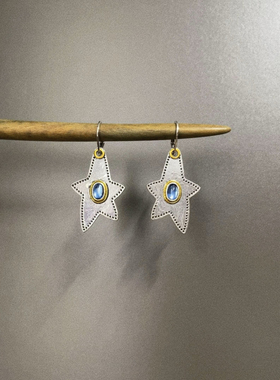 Vintage古着 Medieval starfish耳饰