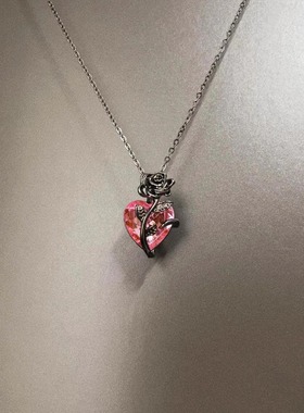 Vintage古着 Black Gun Rose项链