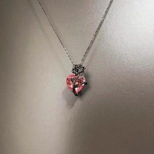 Rose项链 Gun Vintage古着 Black