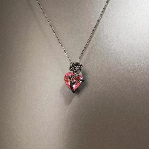 Vintage古着 Black Gun Rose项链