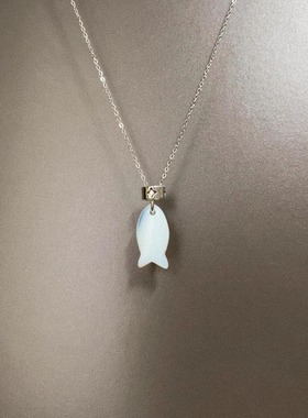 Vintage古着 Glazed small fish项链