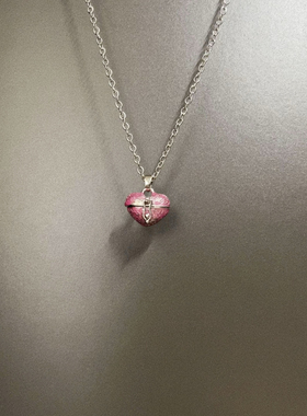 Vintage古着 Enamel love box项链